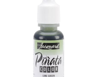 Pinata Color alcohol ink by Jacquard, .5oz bottle, Lime Green