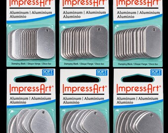 ImpressArt Soft Strike Stamping Blanks, discounted lot.