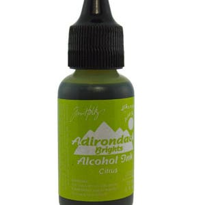 Tim Holtz Alcohol ink, Citrus, lime green alcohol ink