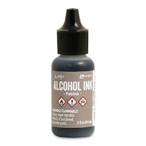 Tim Holtz Alcohol ink, Pebble, gray alcohol ink