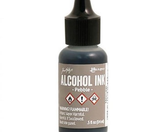 Tim Holtz Alcohol ink, Pebble, gray alcohol ink