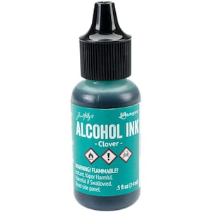 Tim Holtz Alcohol ink, Clover, green alcohol ink