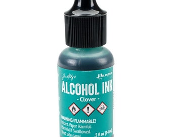 Tim Holtz Alcohol ink, Clover, green alcohol ink