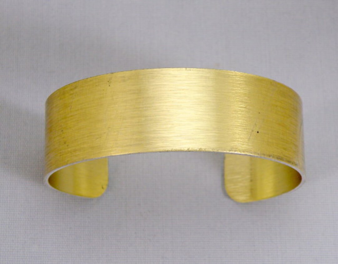 Anodized Aluminum Bracelet Blanks Brushed Gold 3/4 Inch X 6 Etsy