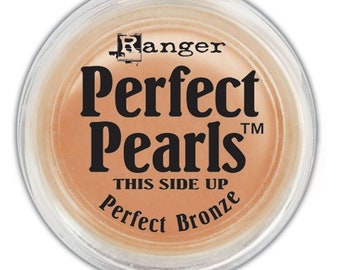 Perfect Pearls pigment powder by Ranger, Perfect Bronze