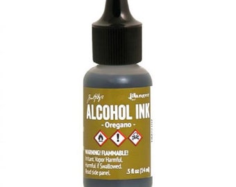 Tim Holtz Alcohol ink, Oregano, green alcohol ink