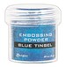 Ranger embossing powder, Blue Tinsel 