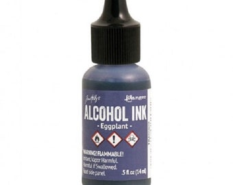 Tim Holtz Alcohol ink, Eggplant, deep purple alcohol ink