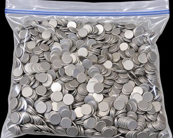 One pound bag  aluminum 3/8 inch 20-gauge discs 1000's of discs