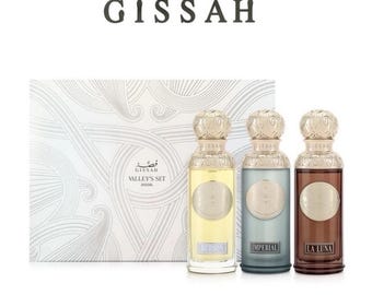Valleys Set By Gissah 3x 50ml Spray Fragrance Brand New And Sealed Fast Shipping