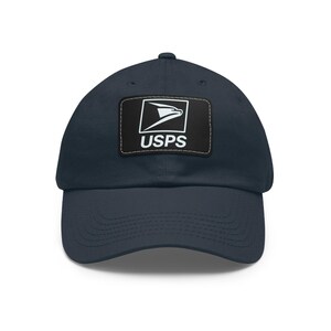 Gorra de papá personalizada con parche de cuero, estilo casual, regalo único para fanáticos de USPS, accesorio moderno para el día a día, accesorios unisex. imagen 9