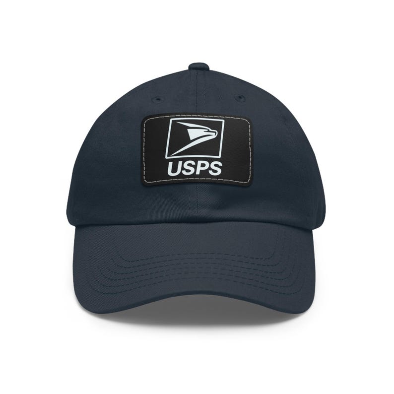 Gorra de papá personalizada con parche de cuero, estilo casual, regalo único para fanáticos de USPS, accesorio moderno para el día a día, accesorios unisex. imagen 9