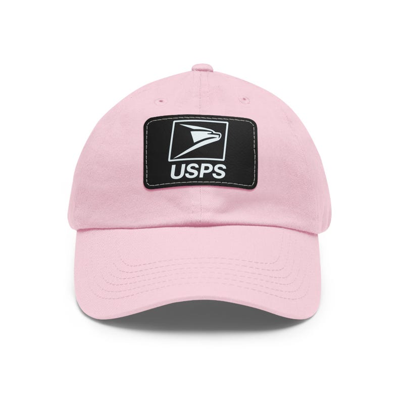 Gorra de papá personalizada con parche de cuero, estilo casual, regalo único para fanáticos de USPS, accesorio moderno para el día a día, accesorios unisex. imagen 7