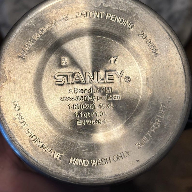 VTG Stanley 1.1 Qt Thermos Vacuum Bottle Screw On Cap/Cup Michigan Farm Bureau image 7
