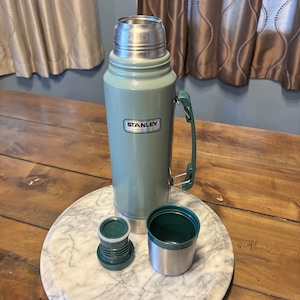 VTG Stanley 1.1 Qt Thermos Vacuum Bottle Screw On Cap/Cup Michigan Farm Bureau image 6