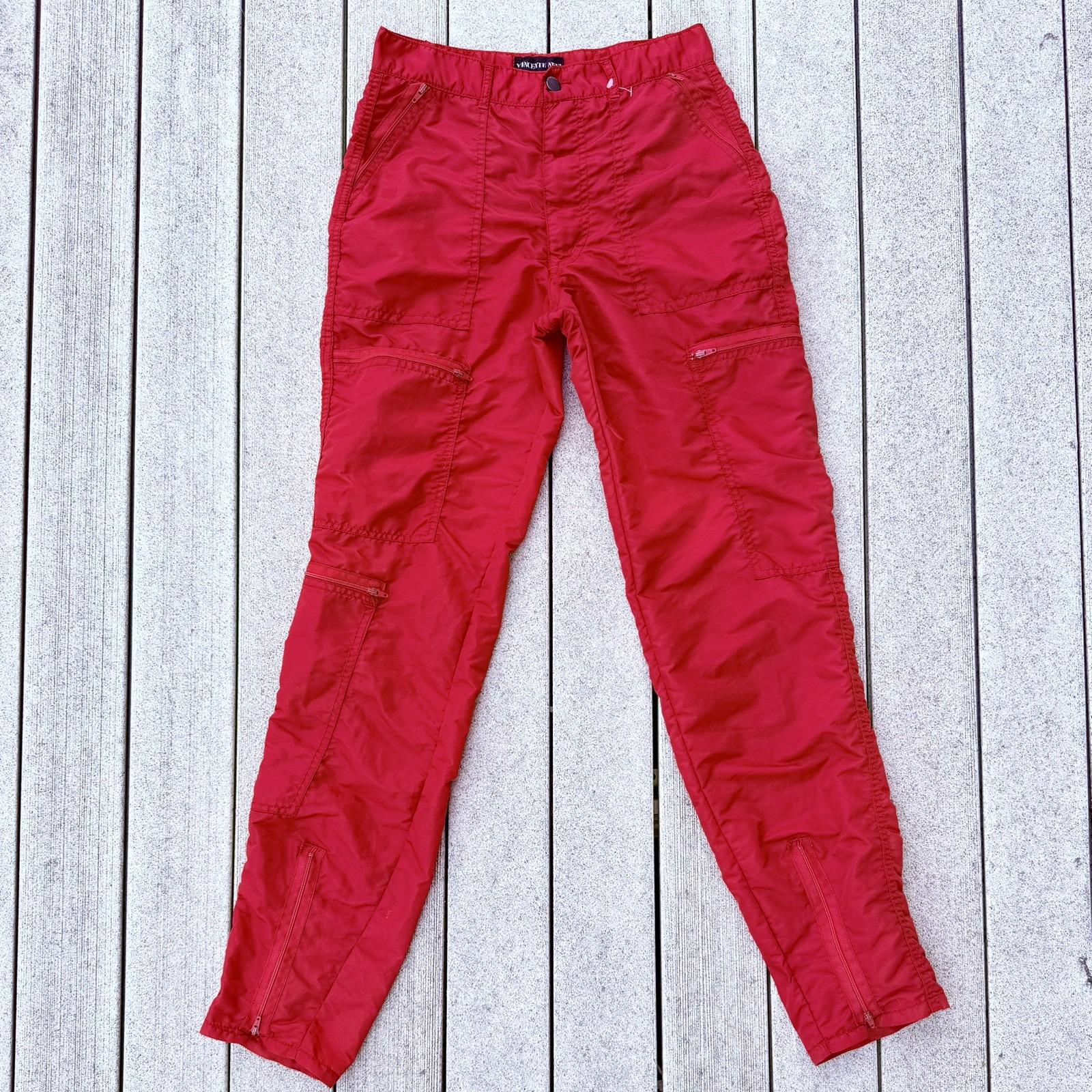 1980s Nylon Zipper Parachute Pants - Etsy