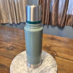 VTG Stanley 1.1 Qt Thermos Vacuum Bottle Screw On Cap/Cup Michigan Farm Bureau image 4