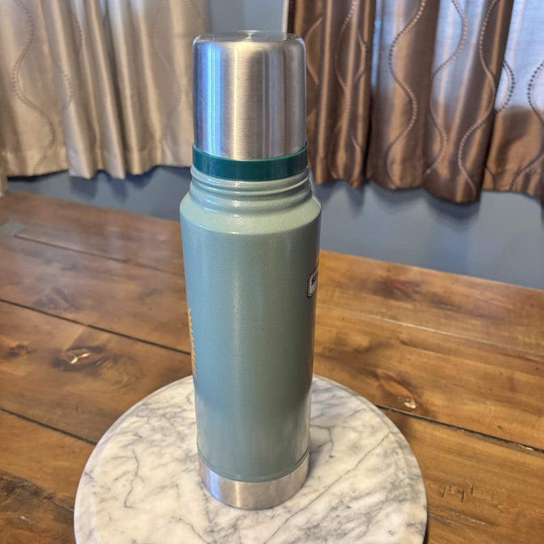 VTG Stanley 1.1 Qt Thermos Vacuum Bottle Screw On Cap/Cup Michigan Farm Bureau image 4