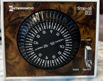 VTG 60s MCM Intermatic Time-All XV EB11 Programming Timer 15 Amp 24 Hours Cycle