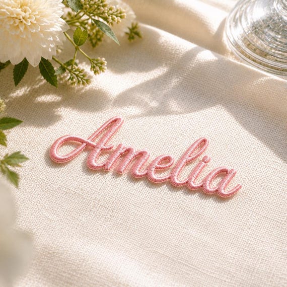 Custom 3D Puff Name Patch - Raised Embroidered Iron On Badge for Jackets, Backpacks & Apparel | DIY Personalized Gift for Kids