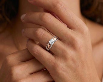 Anello con pietra portafortuna personalizzata con ali d'angelo, regalo commemorativo