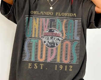 Retro Disney Universal Studios Shirt, Universal Studios 2026 Trip Shirt, Universal Orlando Shirt, Disneyworld Shirt, Disney Family Shirts