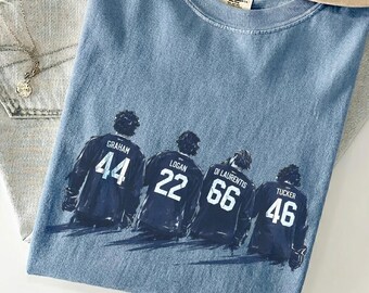 Hockey Romance Comfort Colors Shirt, Bookish Hockey Tee, Sports Romance Gift, Fictional Hockey Player Shirt, Reader Gift