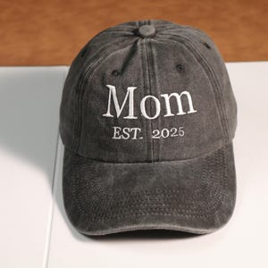 Gorra unisex bordada personalizada con tu texto para regalo de padrino, gorras con monograma bordadas a mano personalizadas para ella, regalo para fiesta de empresa.