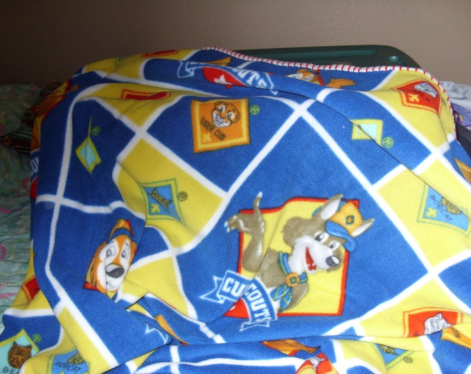 Cub Scout Fleece Blanket Etsy