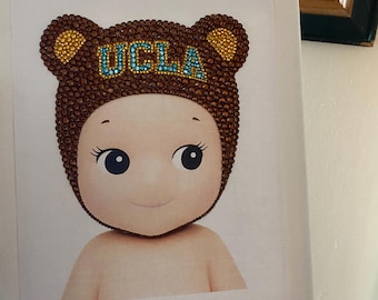 custom bedazzled sonny angel wall art