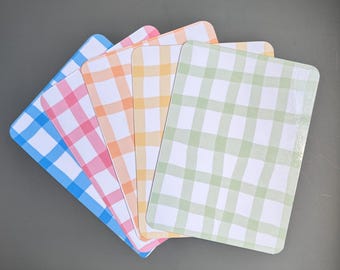 Inserto para funda Kindle de picnic de cuadros vichy