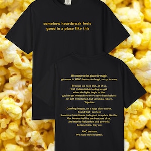 Somehow Heartbreak Feels Good in a Place like This AMC Nicole Kidman Front & Back Unisex T-Shirt, Movie Lover Gift, Perfect for Movie Nights