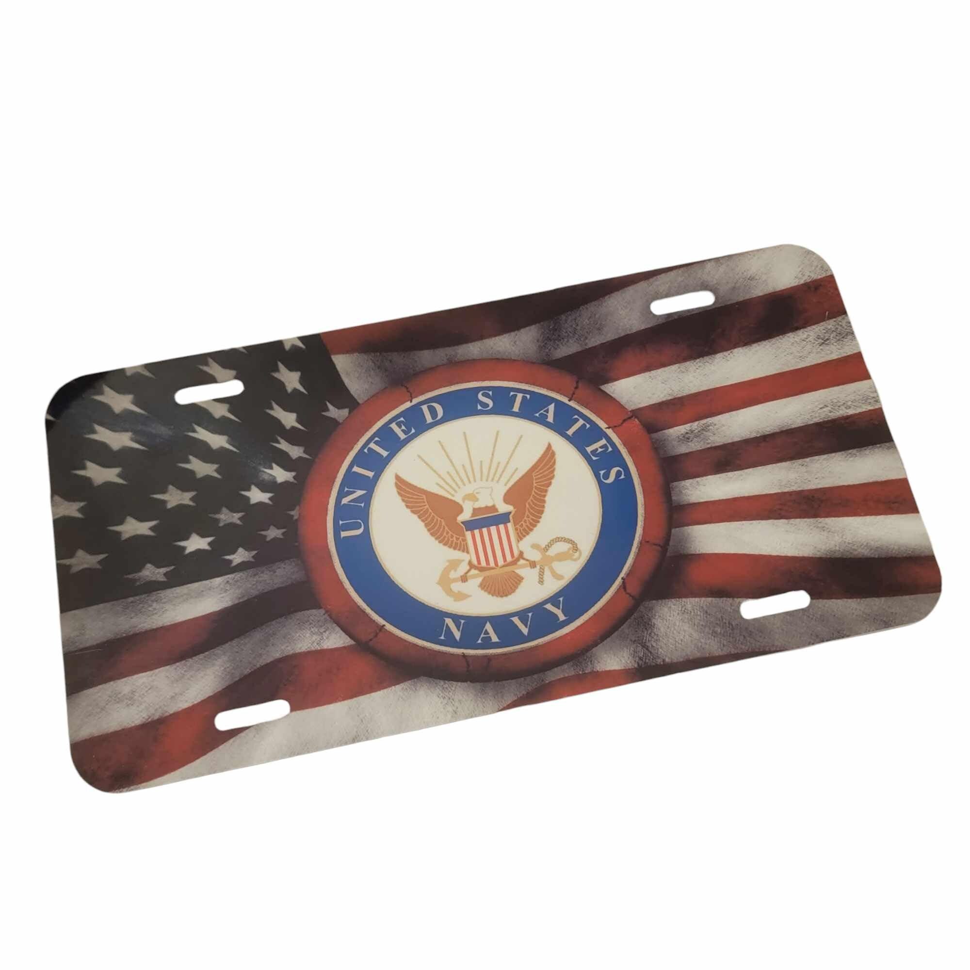 Us Navy Military Front License Plate - Etsy