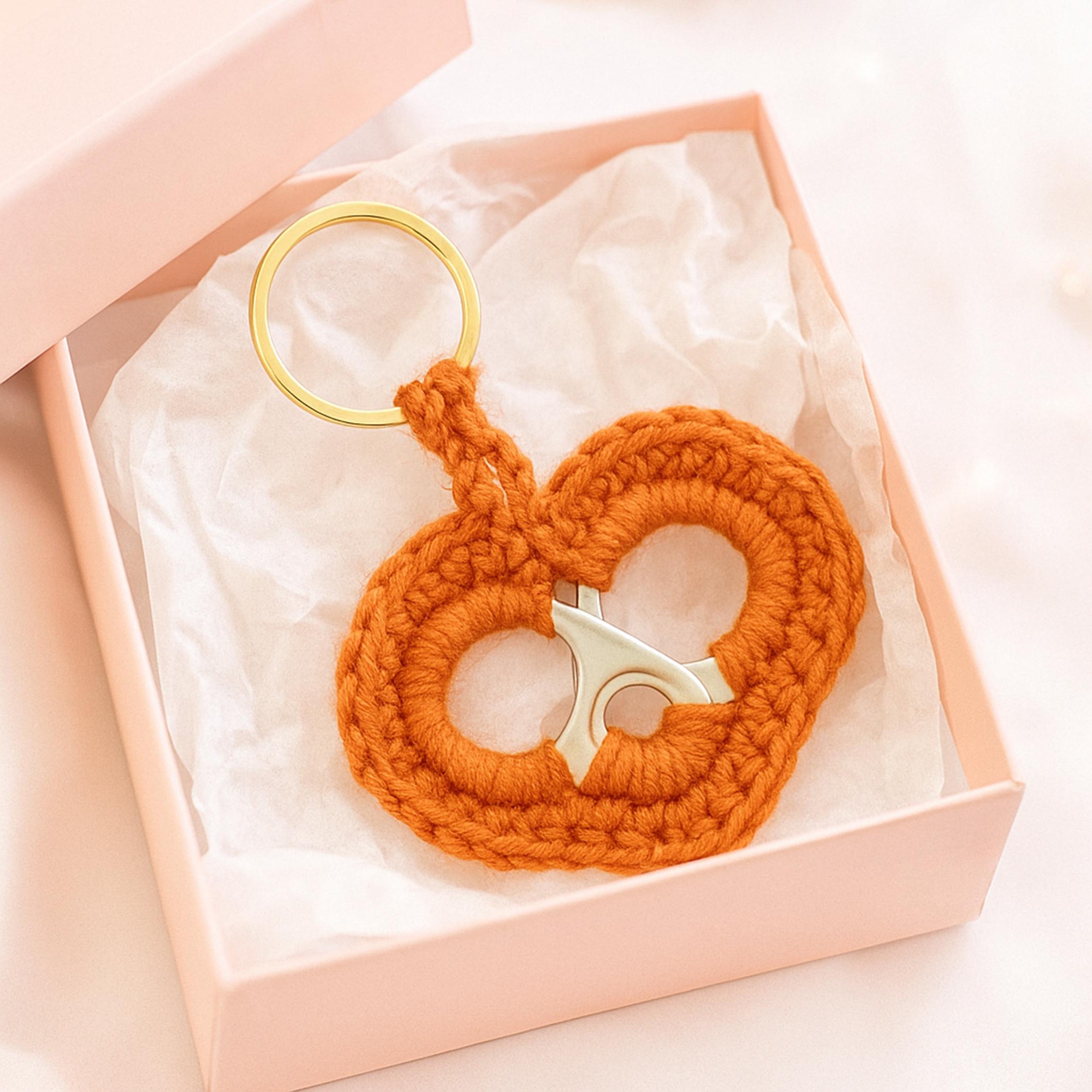 Crochet Can Tab Heart Keychain Pattern, Soda Pop Tab Crochet