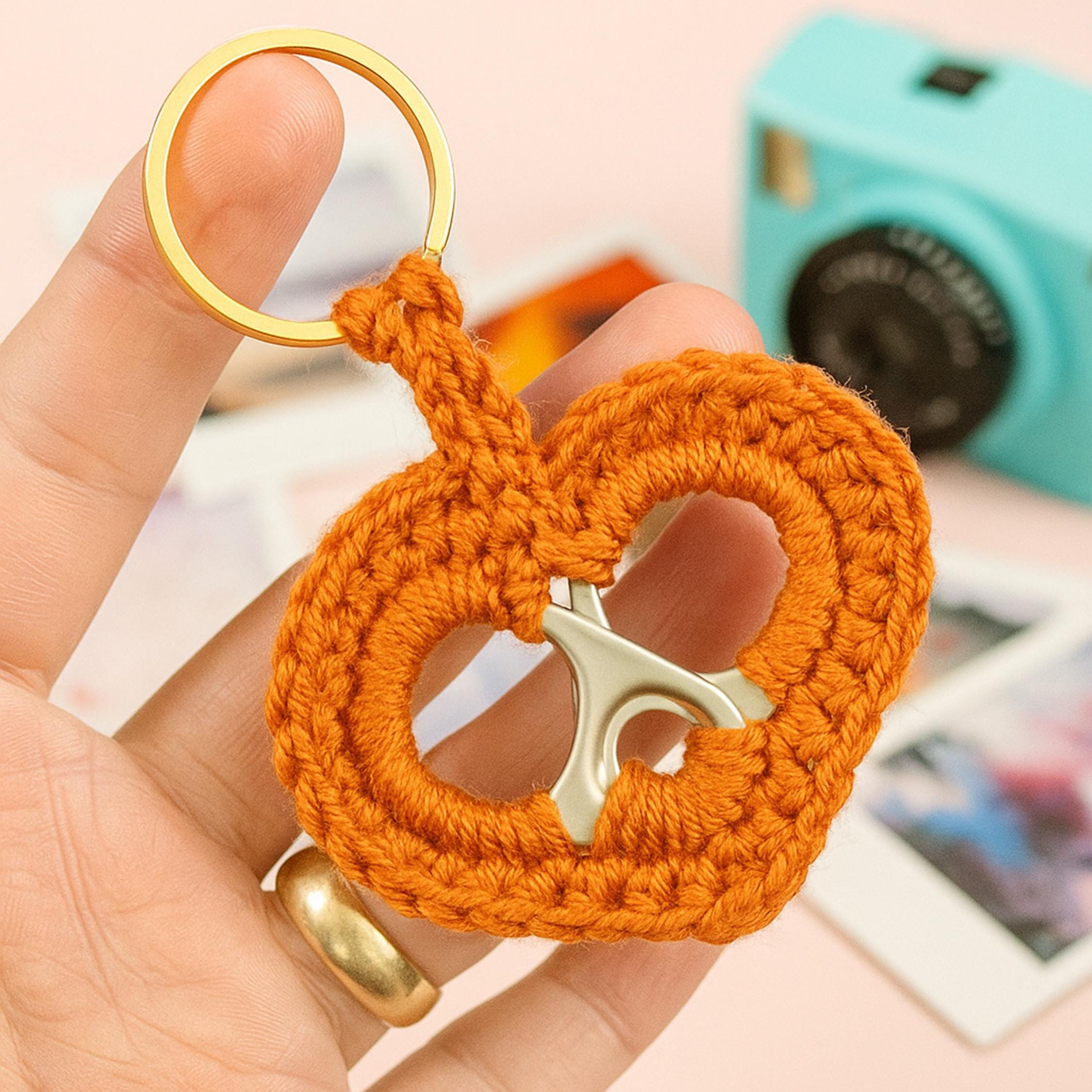 Crochet Can Tab Heart Keychain Pattern, Soda Pop Tab Crochet