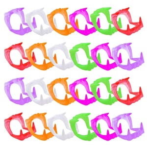 Halloween Vampire Teeth Toy for Kids, Plastic Fangs Costume Prop, Scary Party Favor for Trick or Treat, Cosplay Masquerade Accessory,B1G2