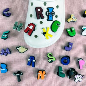 Cute colorful 26 letters PVC Jewelry - Jewelry Set - Crocs Accessories - Shoe Accessories - Fun Crocs Accessories for Shoes & Crafts