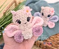 Cute Butterfly Bag Charm Crochet Pattern | Kawaii No Sew Chenille Plush Keychain (PDF tutorial) product logo