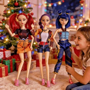 Figura de cazador de demonios Kpop, muñeca cantante de 30 cm, muñeca K-Pop de vinilo, juguete Rumi Mira Zoey, imprescindible para Año Nuevo, regalo de cumpleaños para hija.