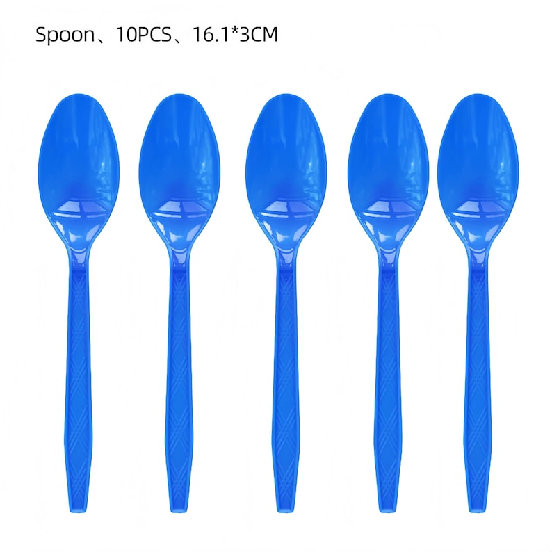 99 Nights in the Forest Birthday Party Decor Set | Banner, Backdrop, Balloons, Cake Topper & Tableware | Magical Kids Gamer Party Supplies 10PCS Spoons