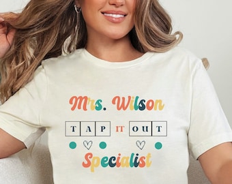 Personalized Reading Teacher Shirt for Reading Specialist Science of Reading Intervention Team Phonics Shirt for Literacy Coach Gift