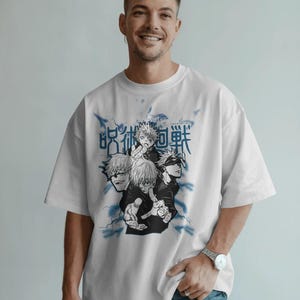 Gojo Jujutsu Kaisen T-Shirt: Anime Manga Graphic Tee, Otaku Streetwear