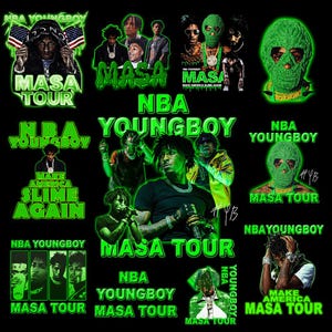 Youngboy Rap PNG File - Masa Tour (Digital Download)