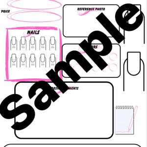 Planificador de arte de uñas