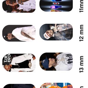 Chris Brown Nail Decals