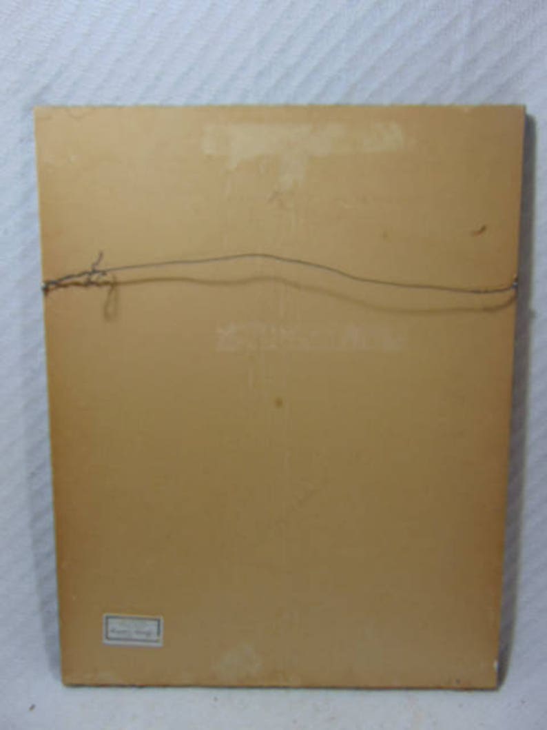 Rare Vintage Modern Abstract Art Signed Litho by Chaim Gross 1975 My People
