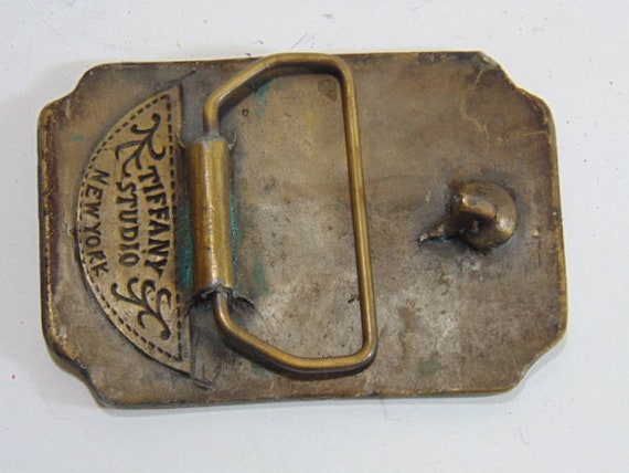 tiffany studio belt buckle