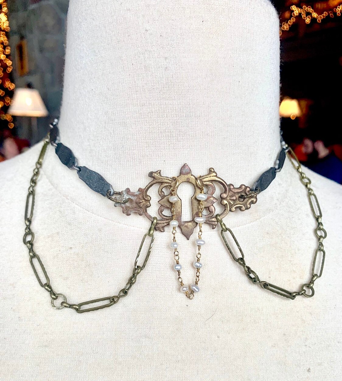 Victorian collar necklace
