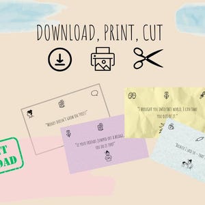 Sayings From Mom | Funny Printable Quote Cards, Mom Wisdom Deck, Mother’s Day Digital Download
