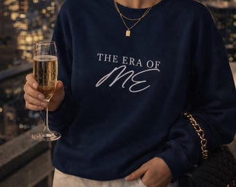 The Era of Me sweatshirt |Glamor magic minimalist oversized crewneck, girly manifesting sweatshirt, vision board and personal growth